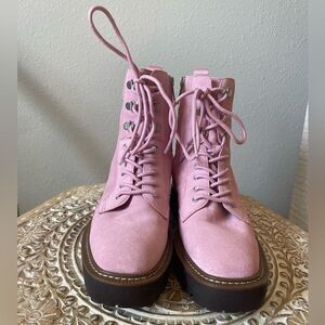 Sam Edelman Lue Lug Sole Combat Boots